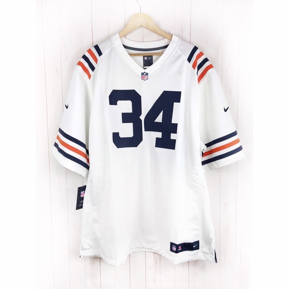 white walter payton jersey